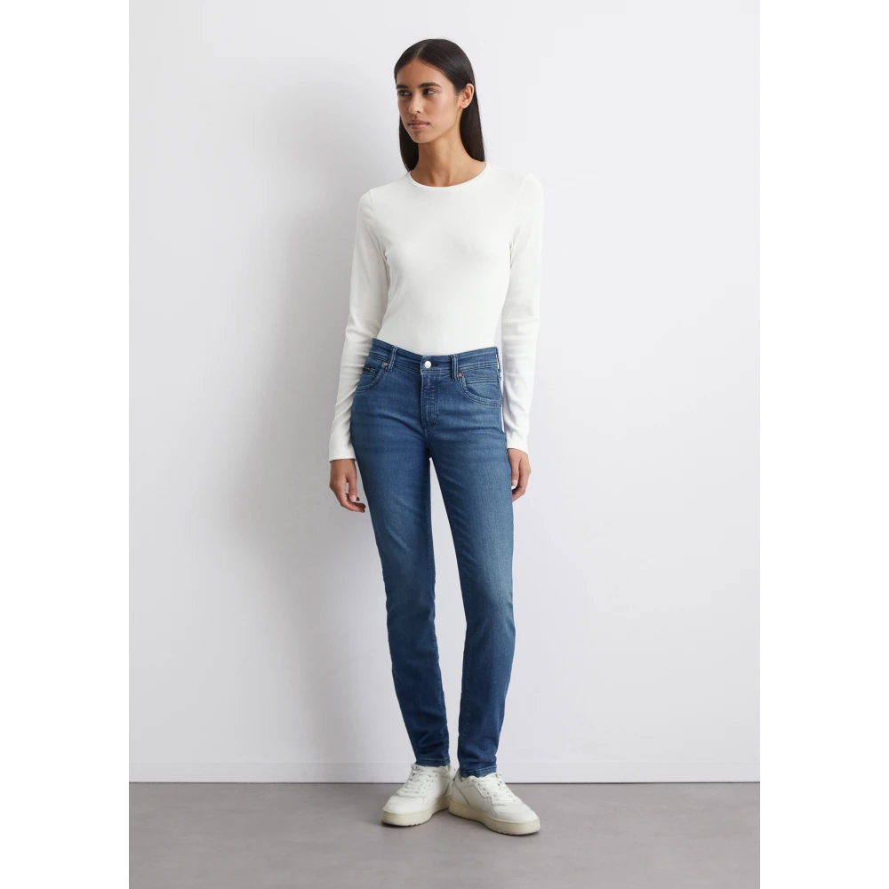 Marc O'Polo Jeans model Alva slim Blue Dames