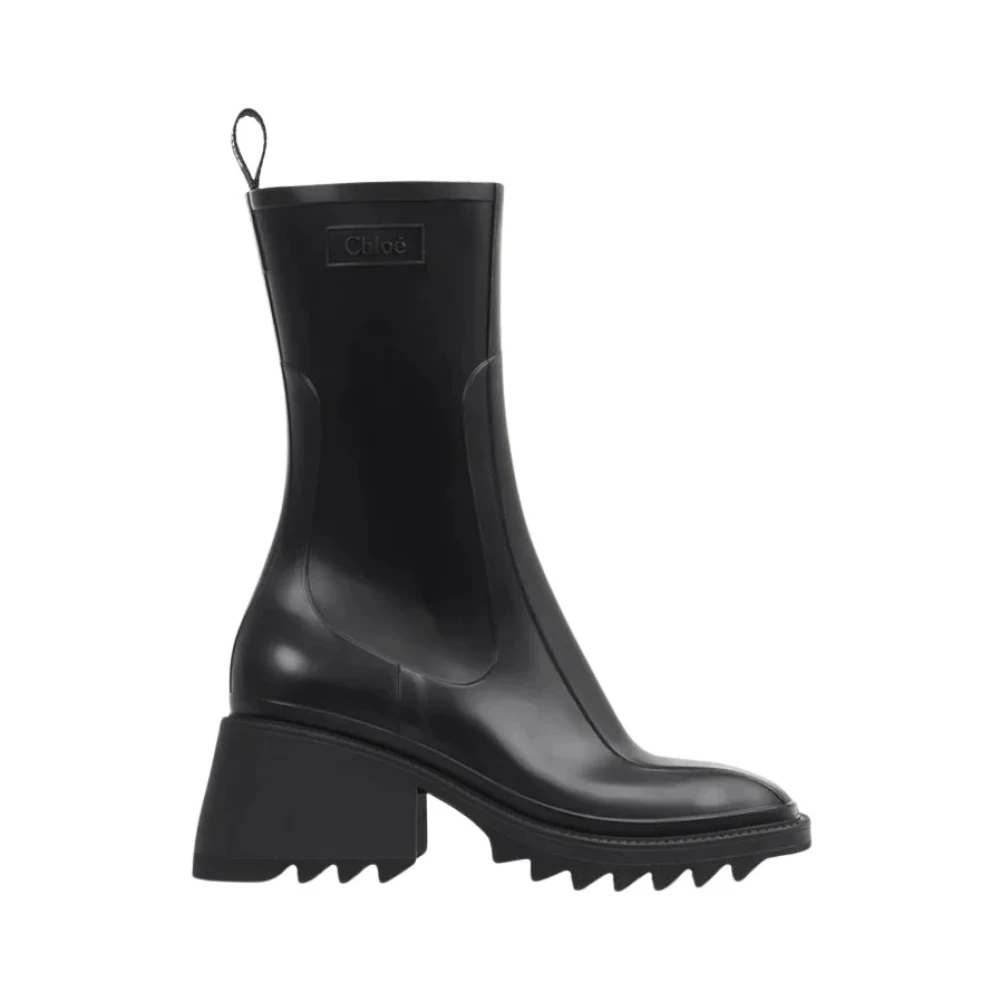 Chloé Black Betty Ankle Boots - Female - Heeled Boots - 7 Uk - Shoes