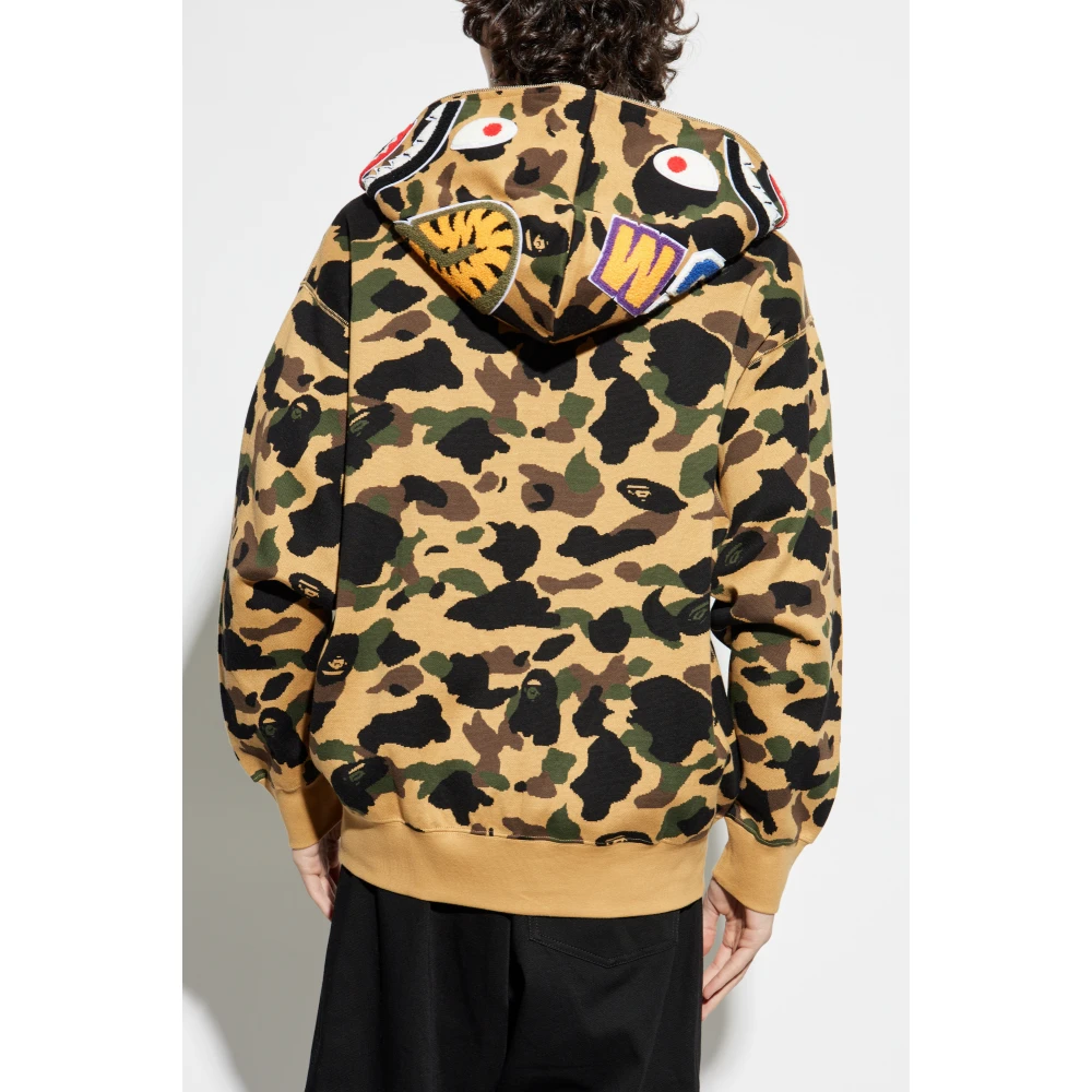A Bathing APE Sweatshirts & Hoodies Yellow Heren
