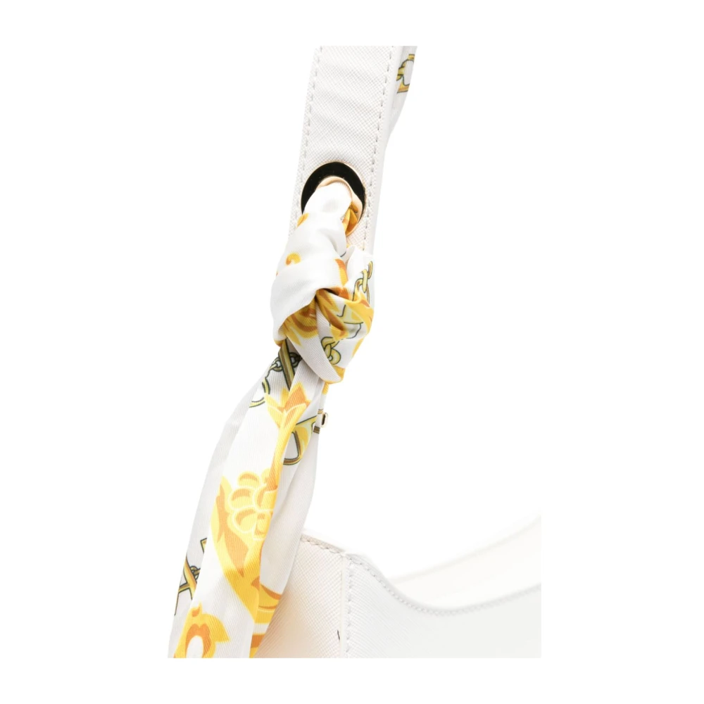 Versace Jeans Couture Witte Schoudertas voor Vrouwen White Dames
