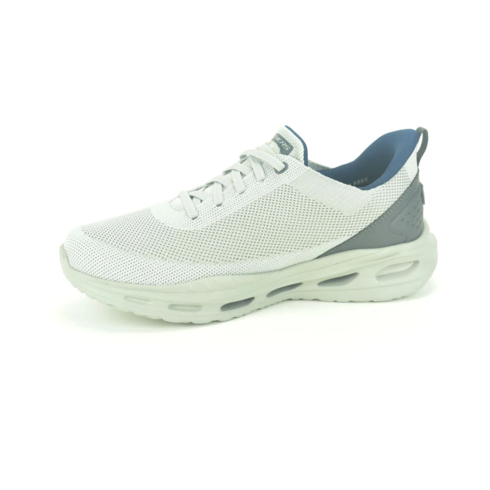 Skechers Lycra Elastische Instap Schoenen Heren Schoenen Grijs