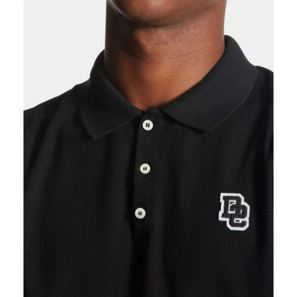 Dsquared2 Tennis Fit Polo Shirt Black Heren