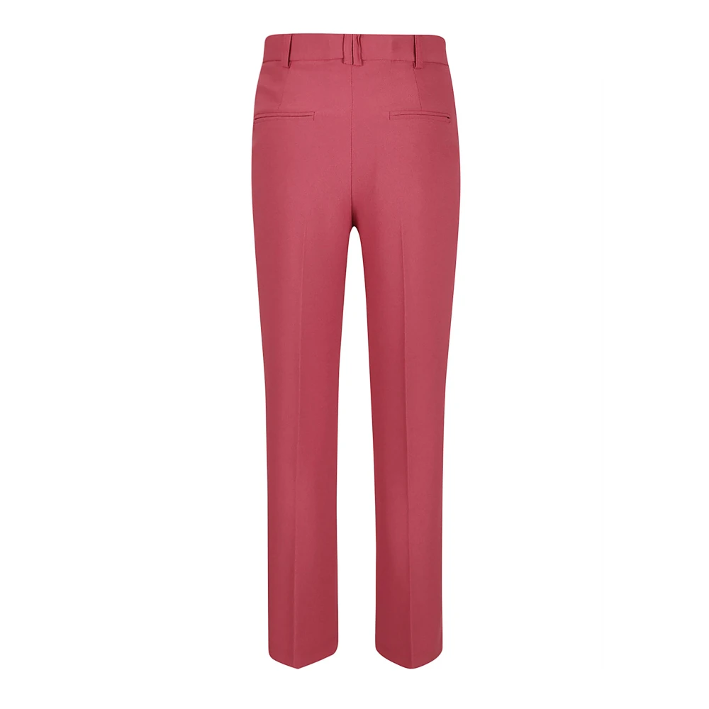 Hebe Studio Polyester Broek Made in Italy Red Dames