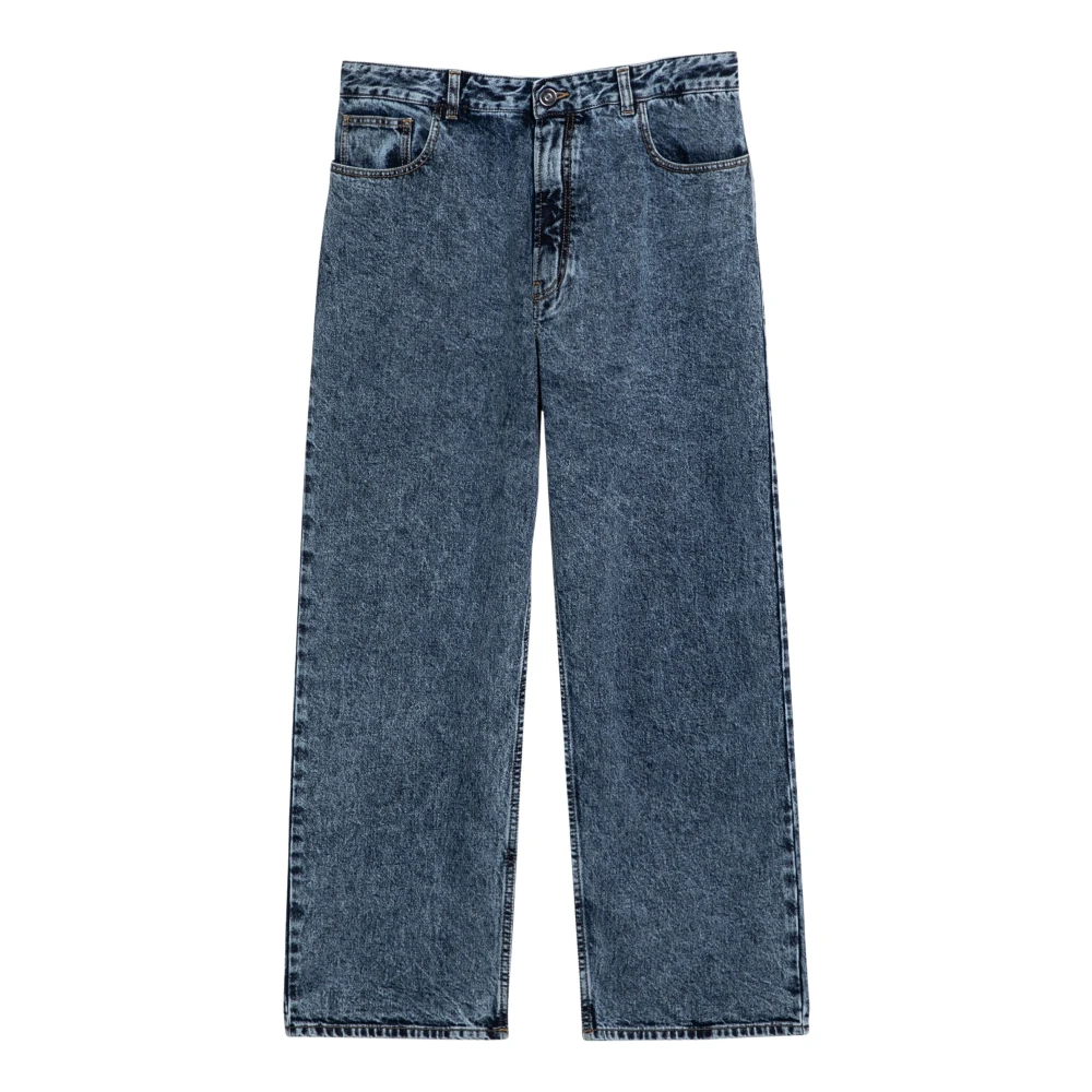 Alaïa Regular Fit Denim Jeans Blue Dames