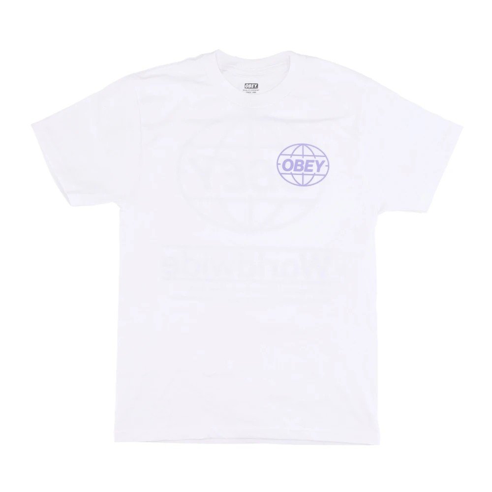 Obey Global Classic Tee Streetwear Collectie White Heren