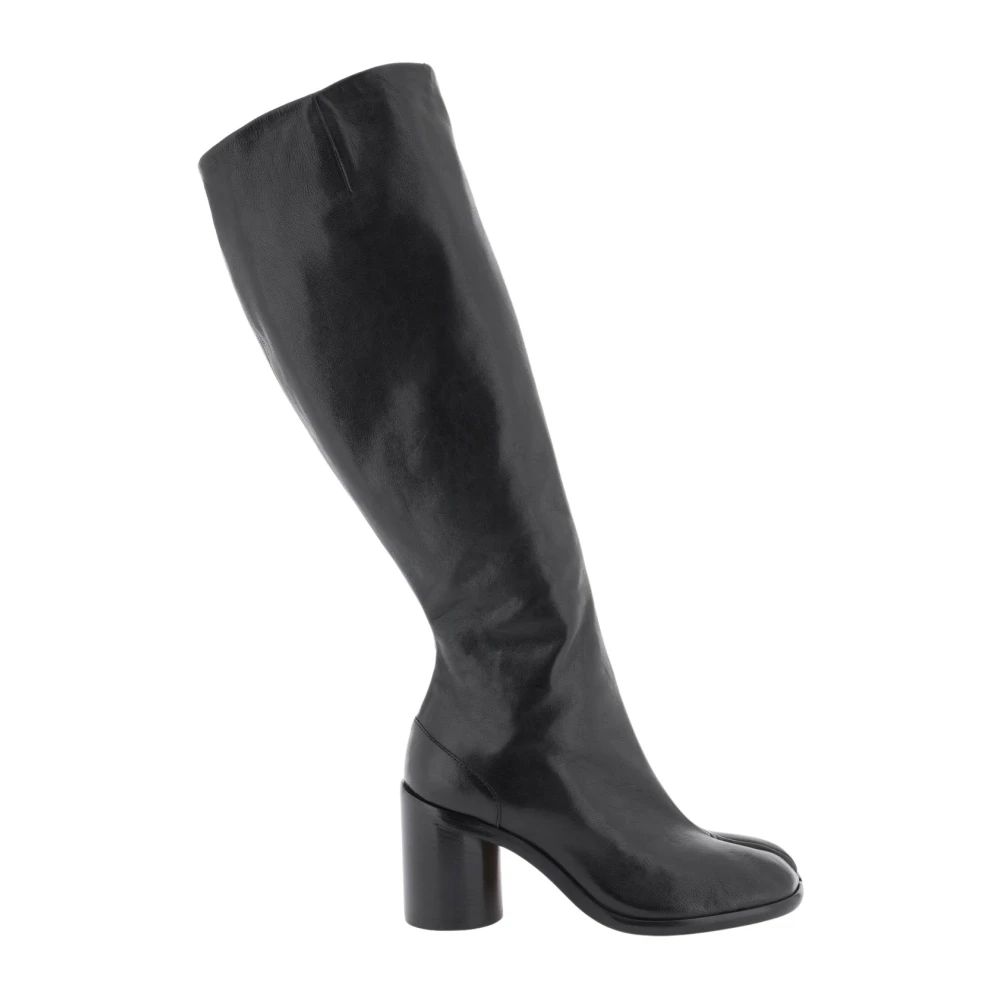 Maison Margiela Tabi Leren Laarzen Black Dames