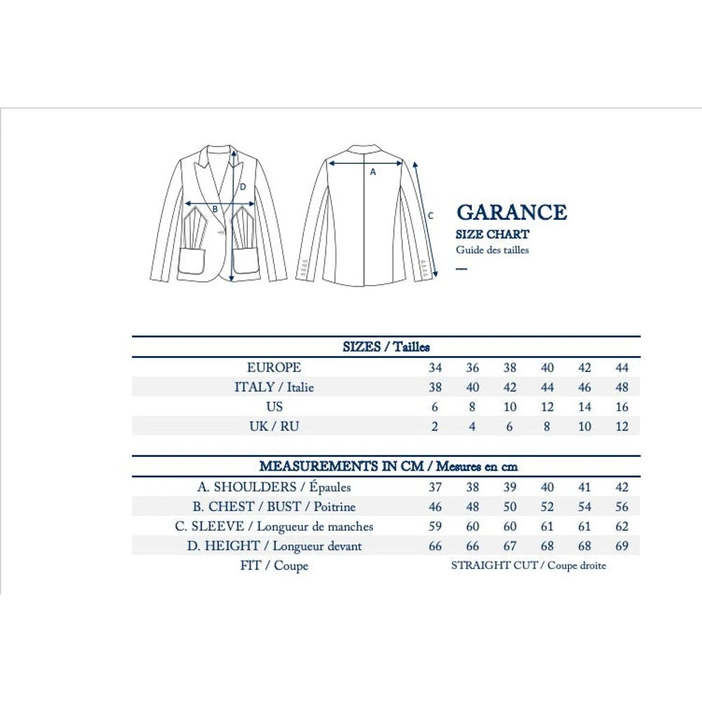 Ines De La Fressange Paris Garance navy blue jacket Blue Dames