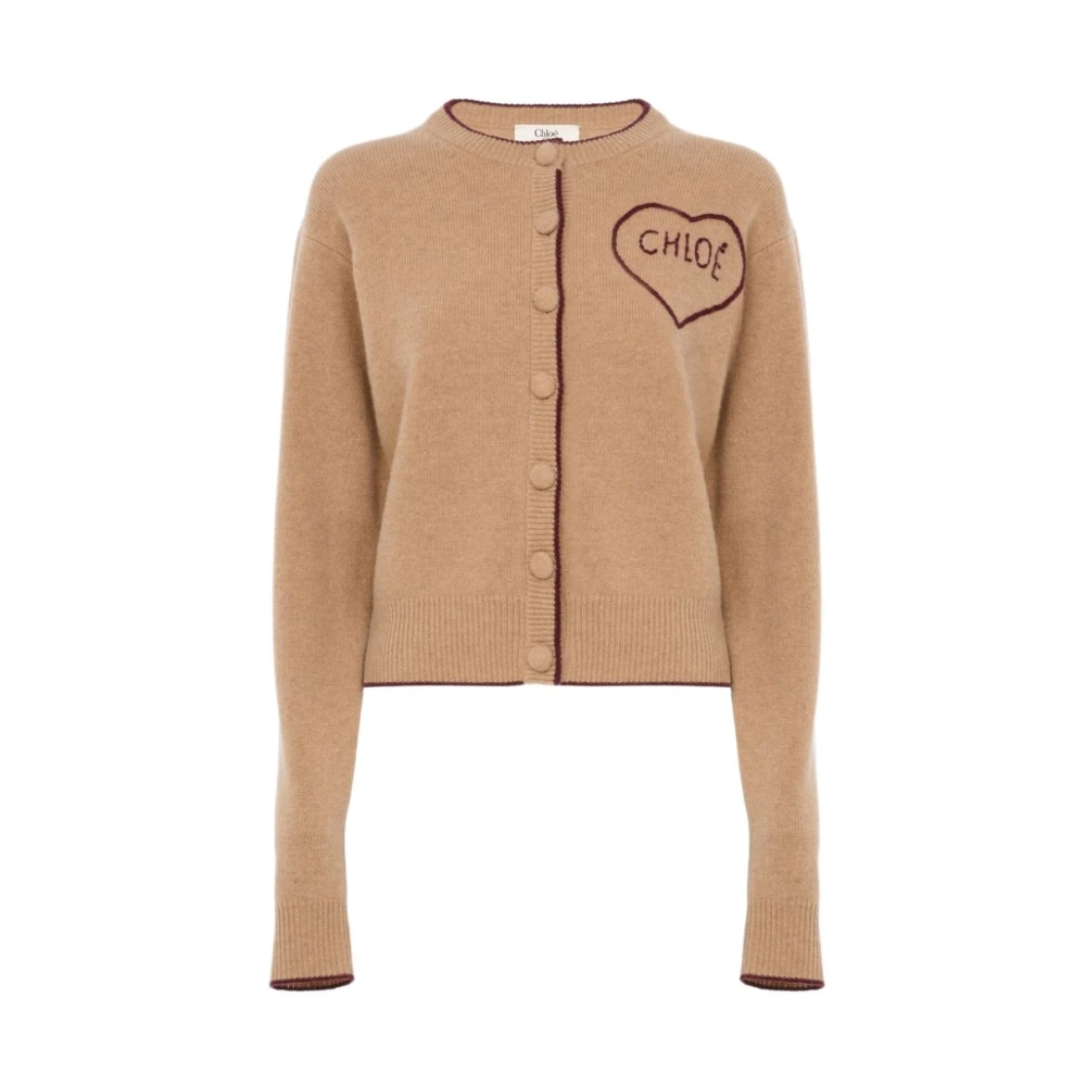 Chloé Brown Cardigans, Female, Xs, Cardigan