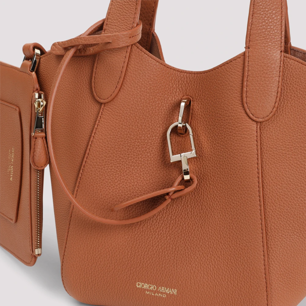 Giorgio Armani Stijlvolle Handtas voor Dagelijks Gebruik Brown Dames