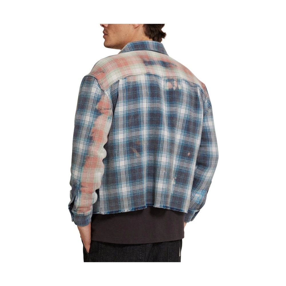 Deus Ex Machina Fantasy Geruite Flanellen Shirt met Borduurwerk Multicolor Heren