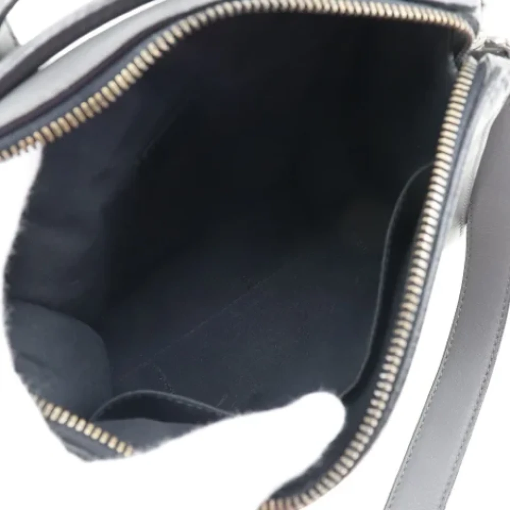 Fendi Vintage Pre-owned Leather shoulder-bags Black Dames