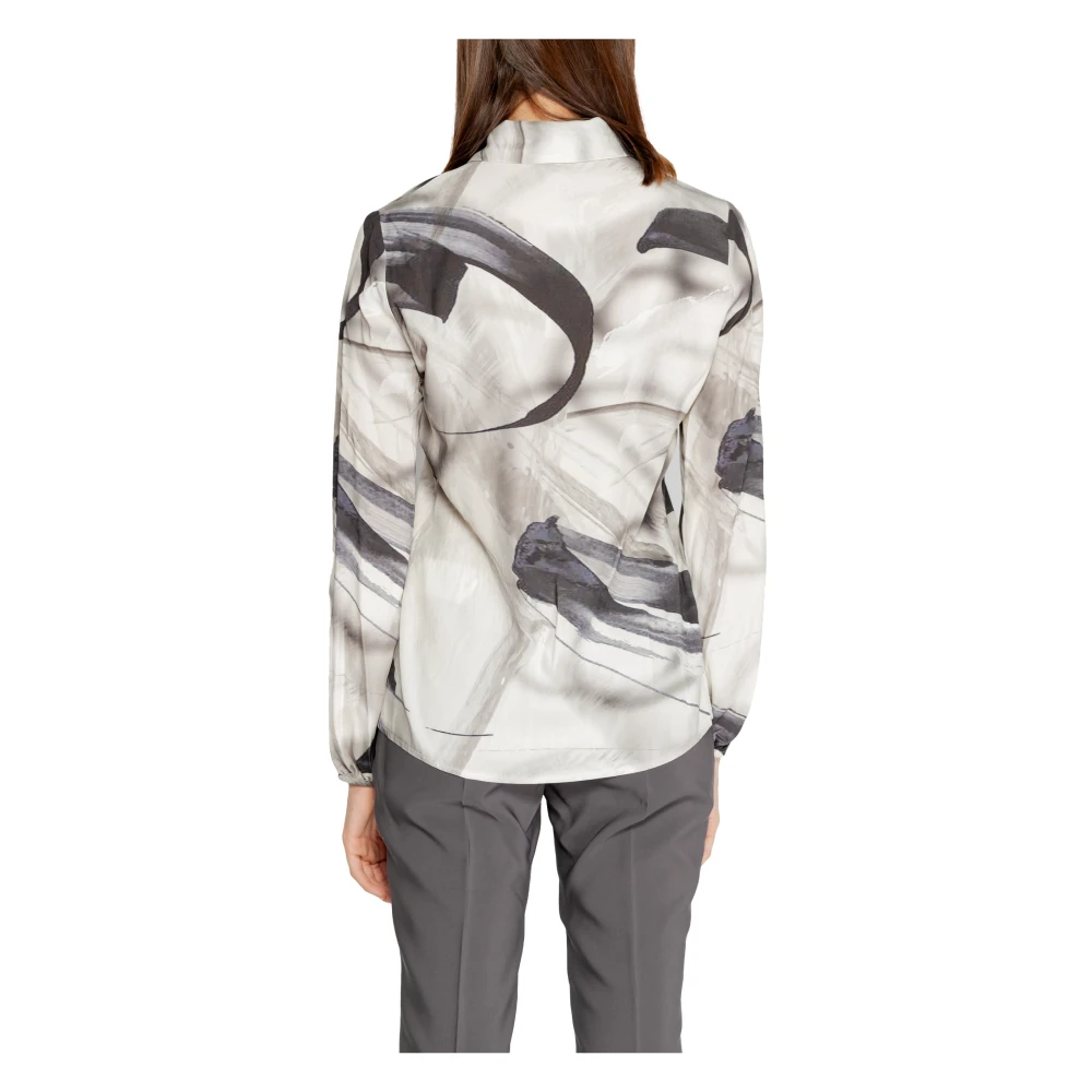RINASCIMENTO Elegante Viscose Blouse Gray Dames