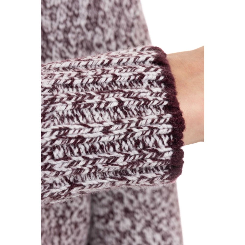Barba Mouliné Stof Ronde Hals Sweater Multicolor Heren