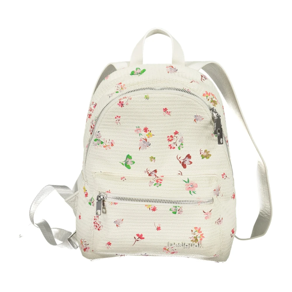 Desigual Witte Rugzak met Stippen Multicolor Dames