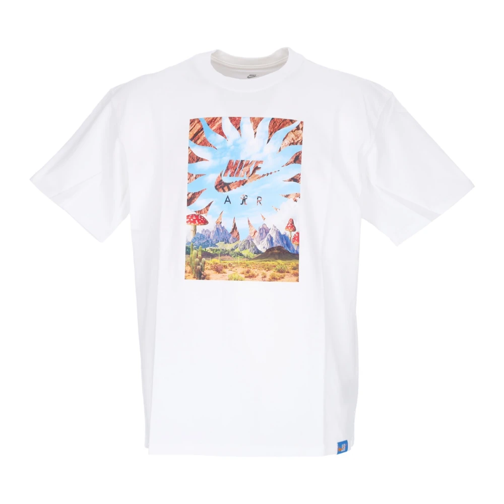 Nike Open Max 90 Tee Wit White Heren