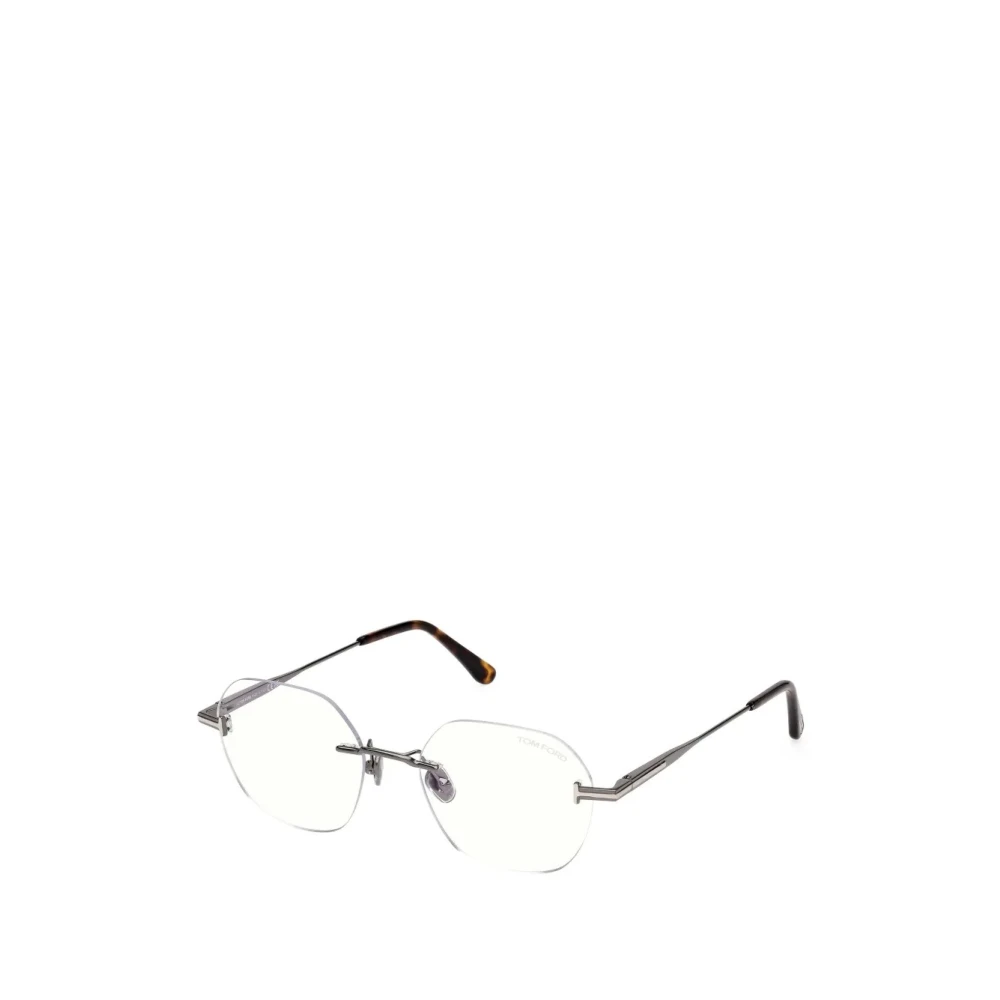 Tom Ford Men's Gray Glasses, 52 Mm, Optical Frame