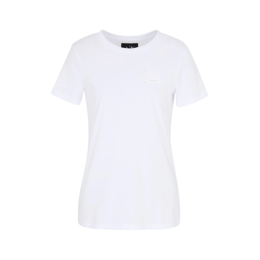 Armani Exchange Vrouw Wit Tops Dames, L, T-Shirt