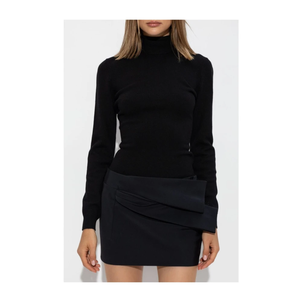 Givenchy Open Back Truien Sweater Black Dames