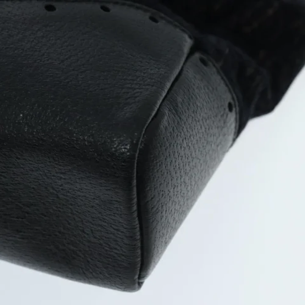 Gucci Vintage Pre-owned Fabric gucci-bags Black Dames