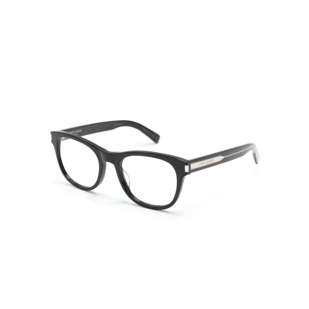 Saint Laurent Stijlvolle Zwarte Leren Schoudertas Black Unisex