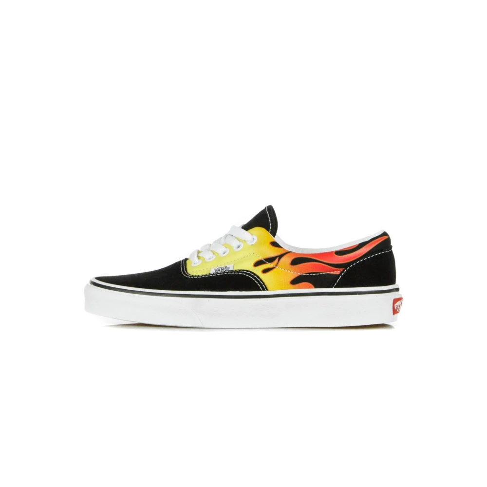 Vans Men's Multicolor Sneakers, 8 1/2 Uk, Flame Print Low Top Sneaker