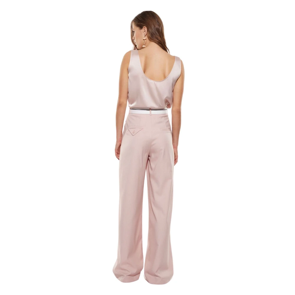 Imperial Wide Trousers Pink Dames