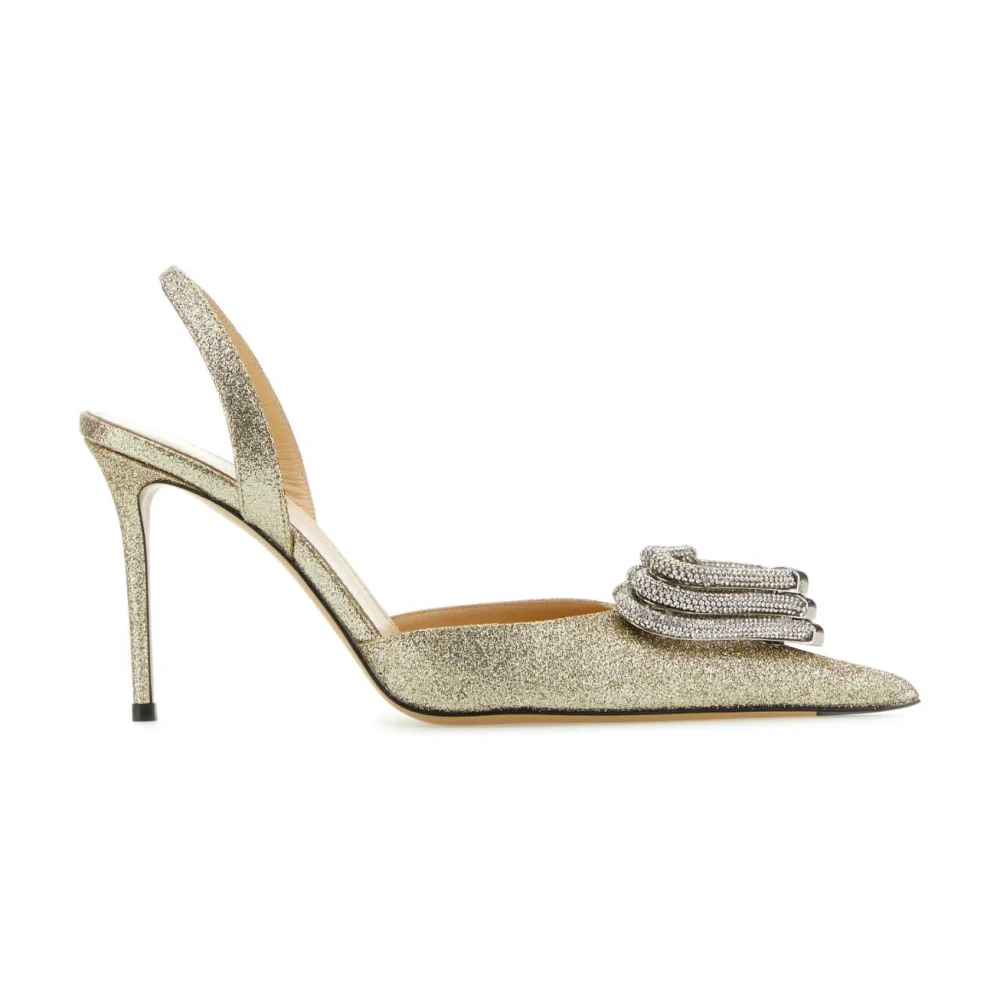 Mach & Mach Platinum Stoffen Pumps Gray Dames