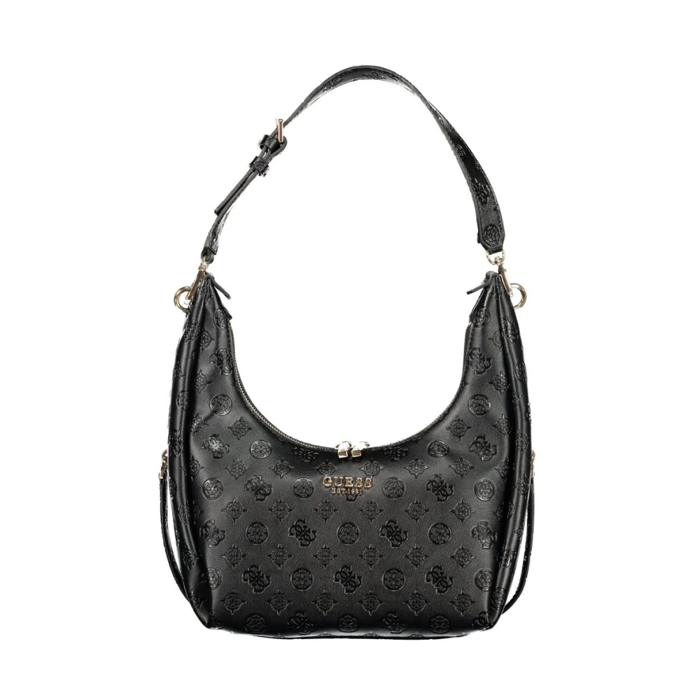 Guess Women's Black Phoebe Bag - Shoulder Bags - One Size - Bags