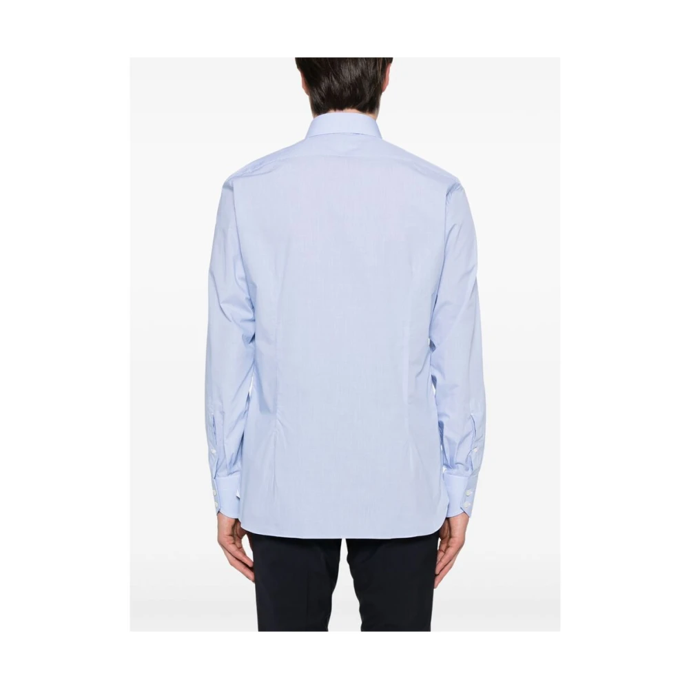 Tom Ford Lichtblauwe Knoopshirt Blue Heren