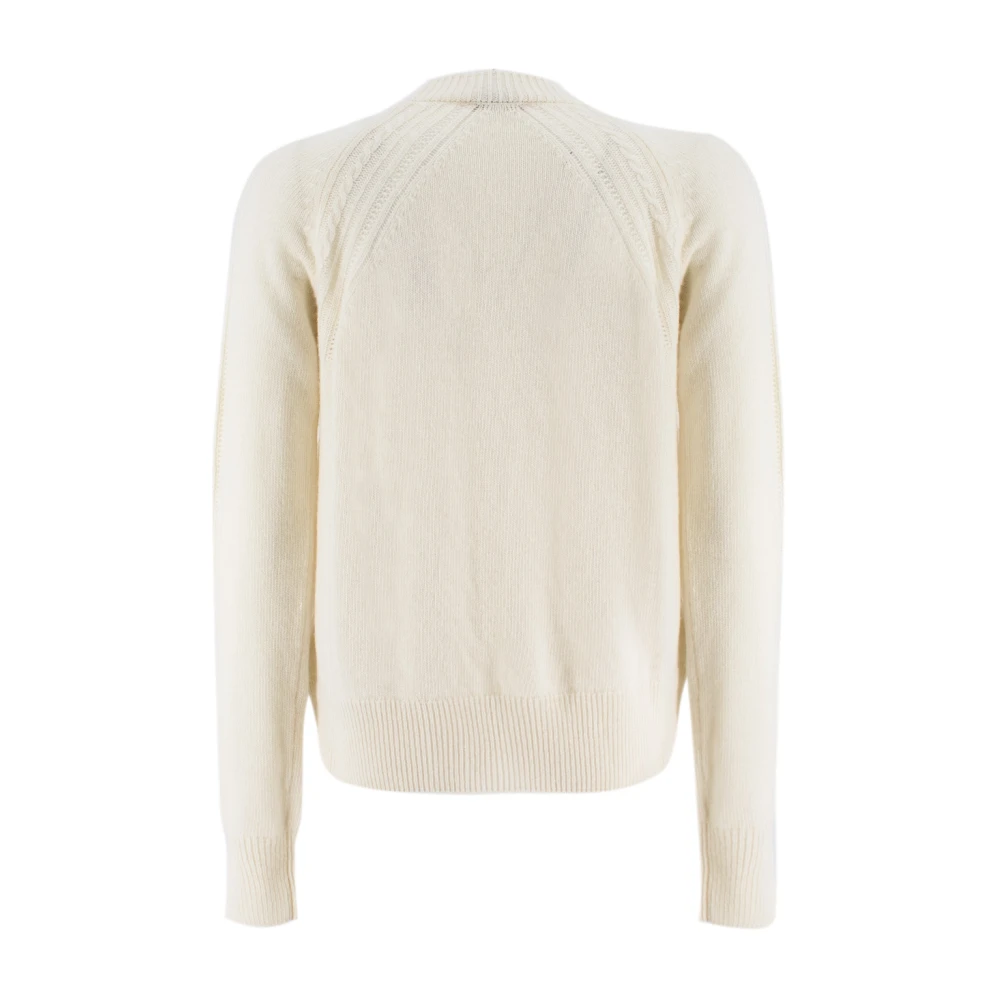 Ermanno Scervino Bloemenapplicatie Vest White Dames