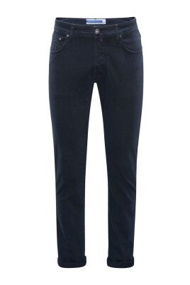 pantalon-slim-fit-en-coton-bleu