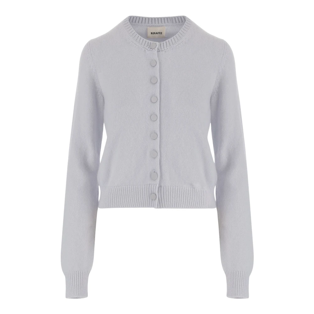 Khaite Women's Blue Everheart Cashmere Cardigan