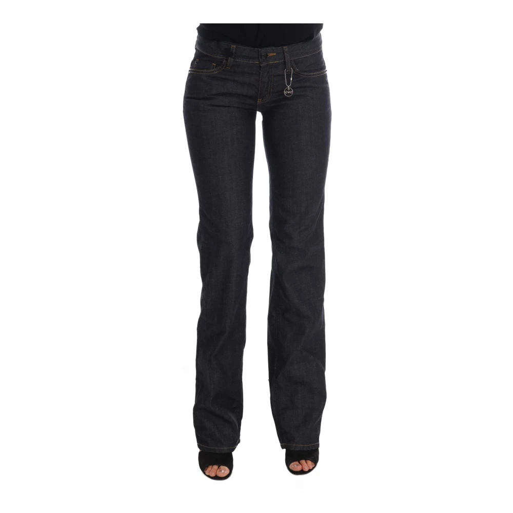 Costume National Donna Blu Jeans Classici Aderenti Scuro