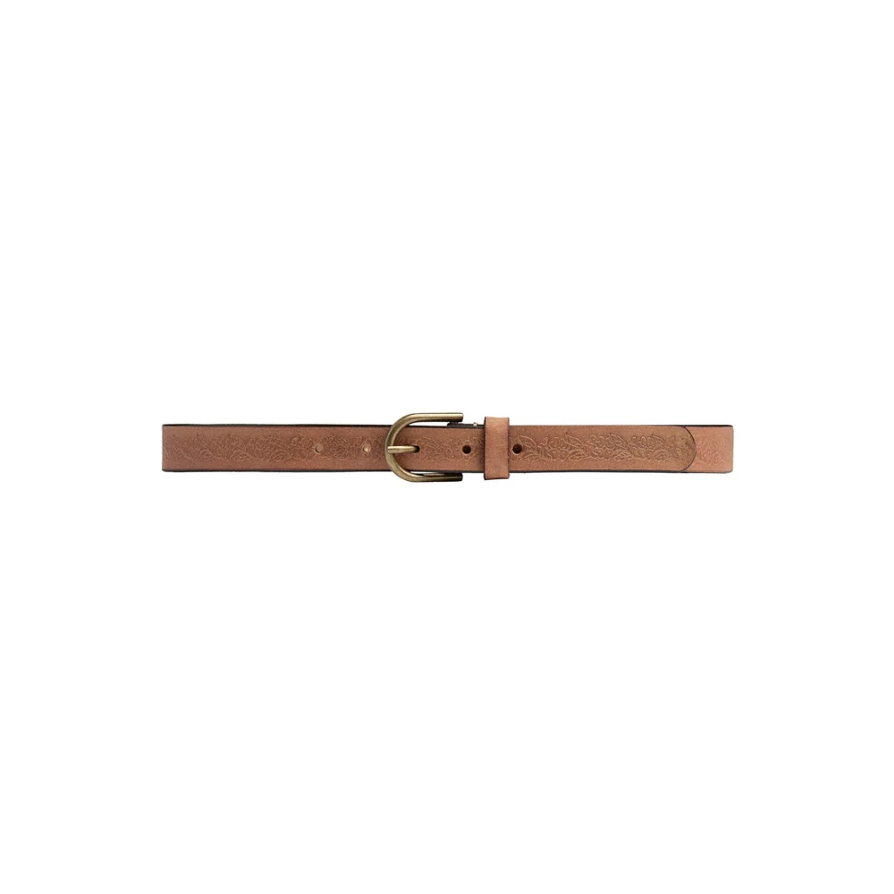Depeche Women's Brown Belts, 95 Cm, Elegant Nature Leather Jeans Belt