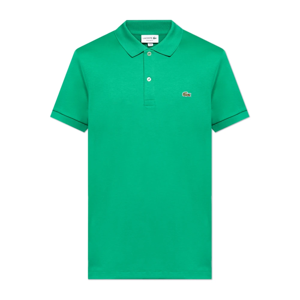 Lacoste Polo med logotyp Green, Herr