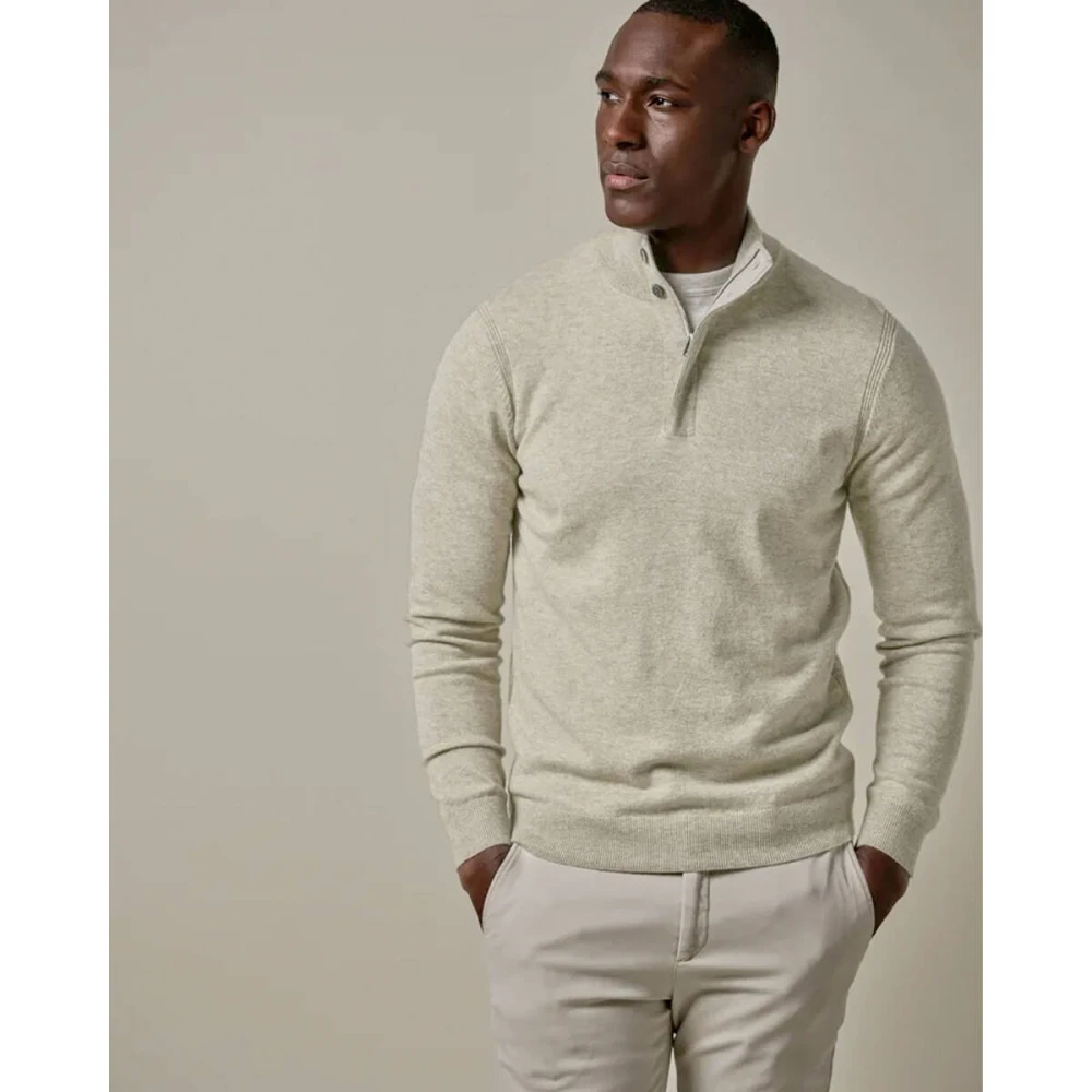 Profuomo Half Zip Groene Pullover Sweater Green Heren
