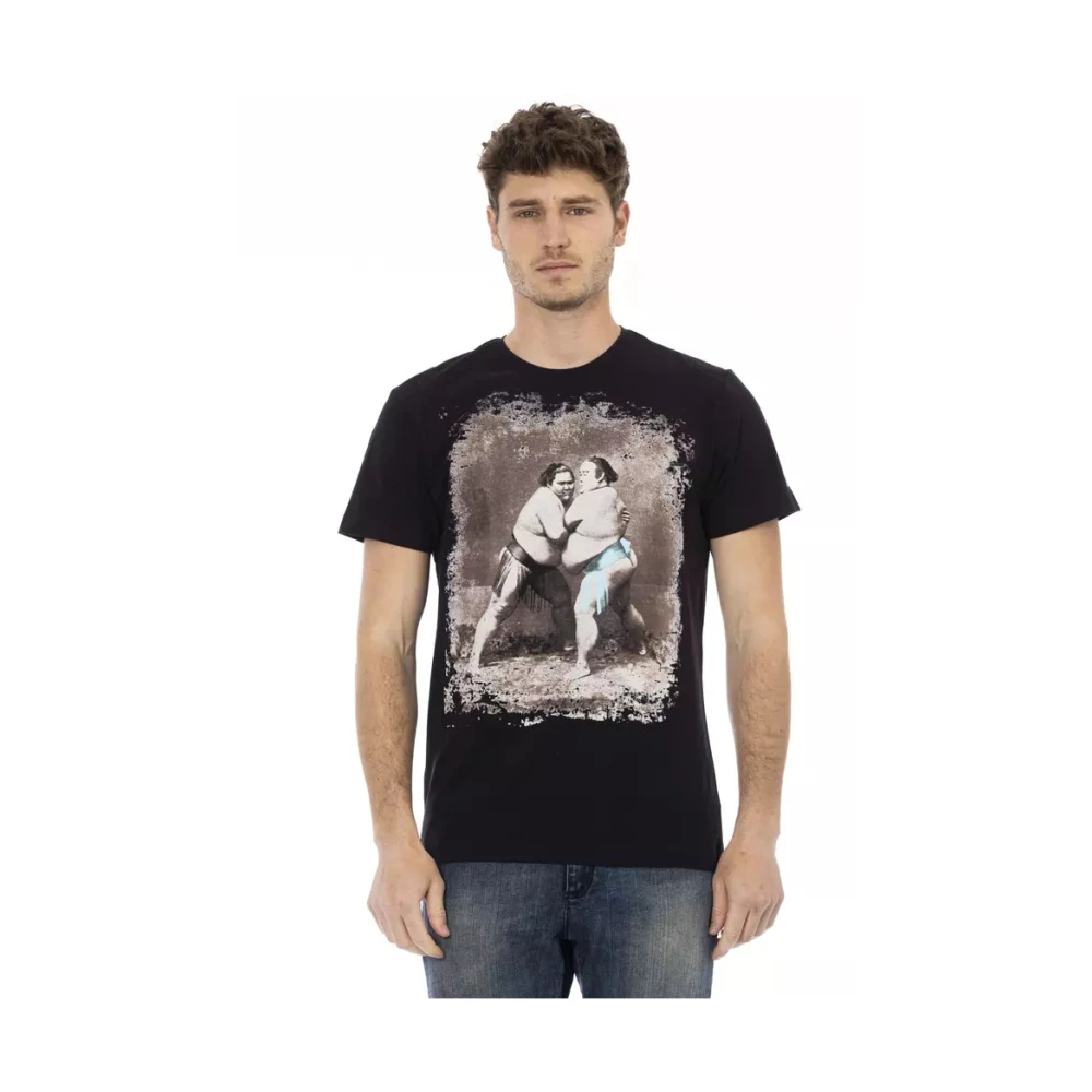 Trussardi Hombre Negro Camisetas, Talla: Xl