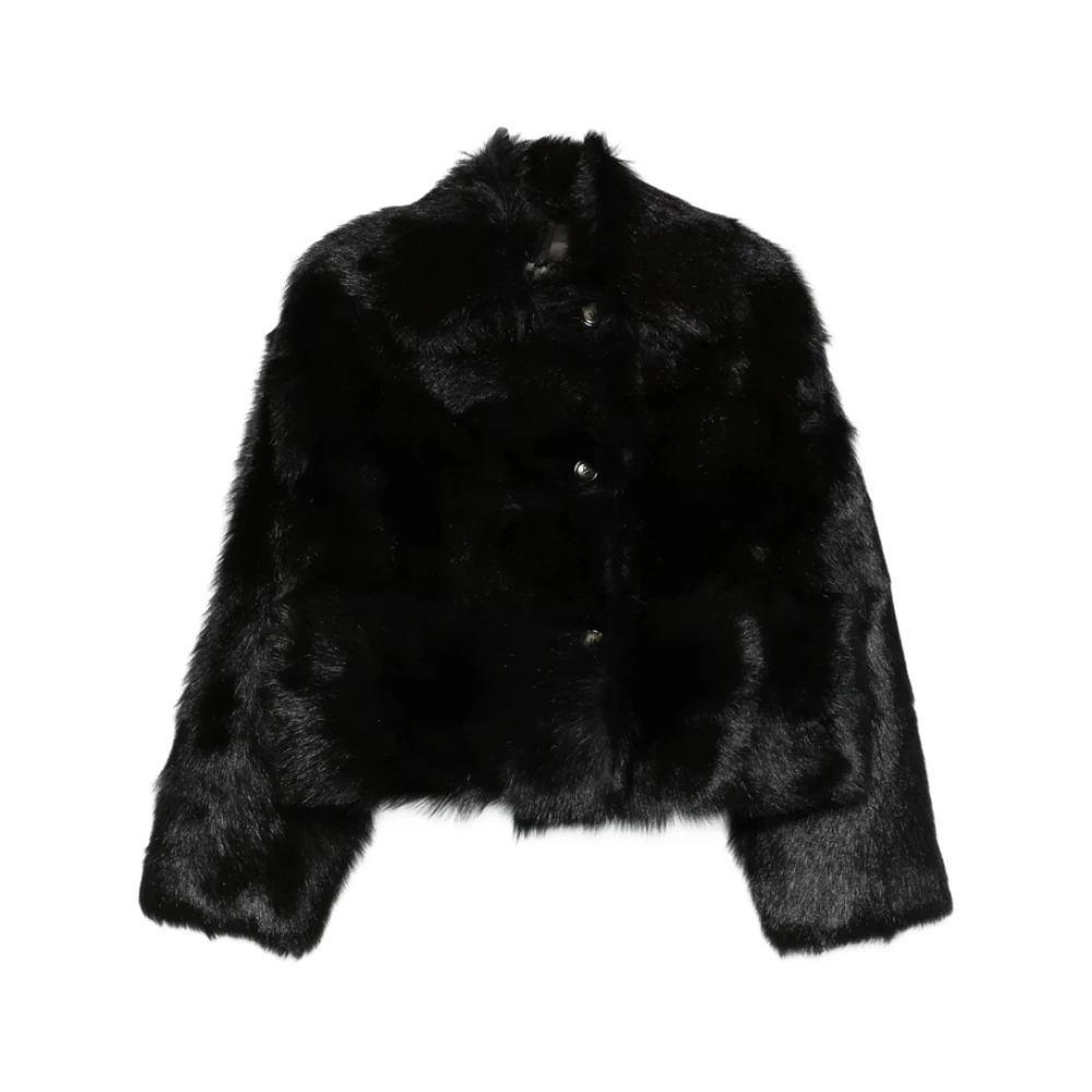 Jackets > Faux Fur & Shearling Jackets - - Alberta Ferretti - Modalova