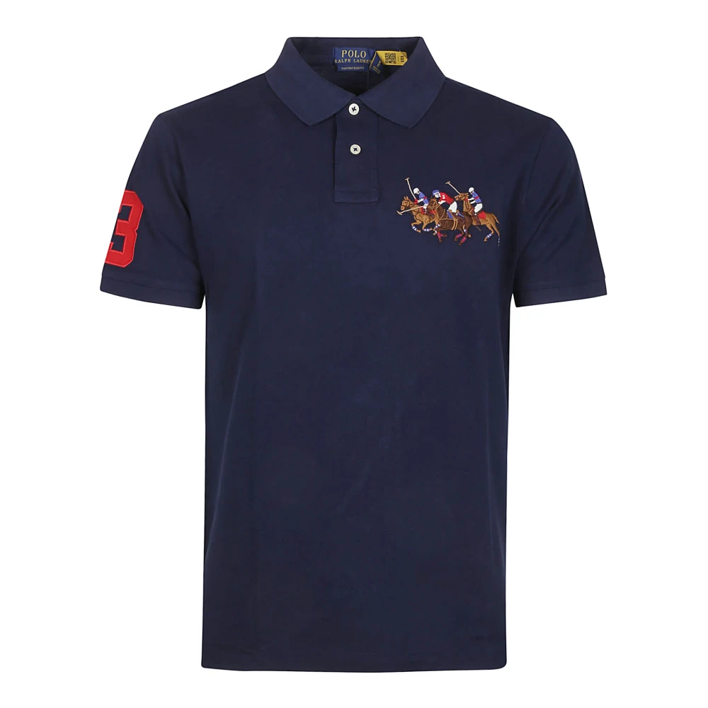 Polo Ralph Lauren Men's Blue Short Sleeve Polo Shirt