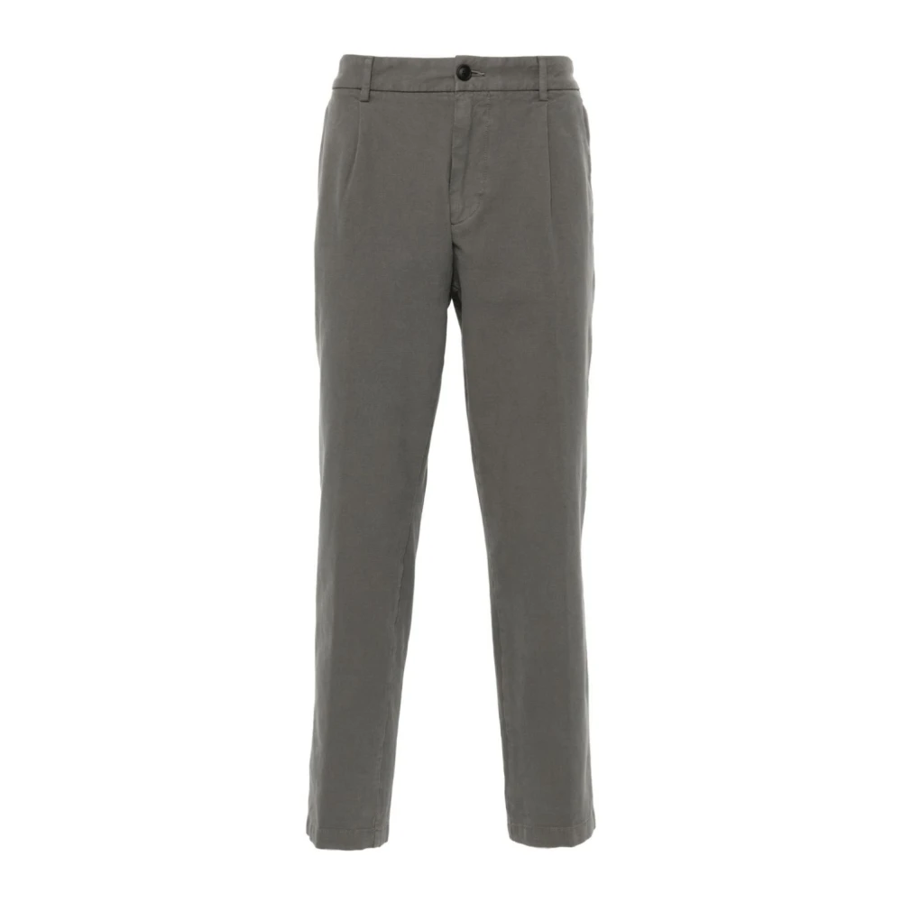 Hugo Boss Piqué Weave Broek Gray Heren