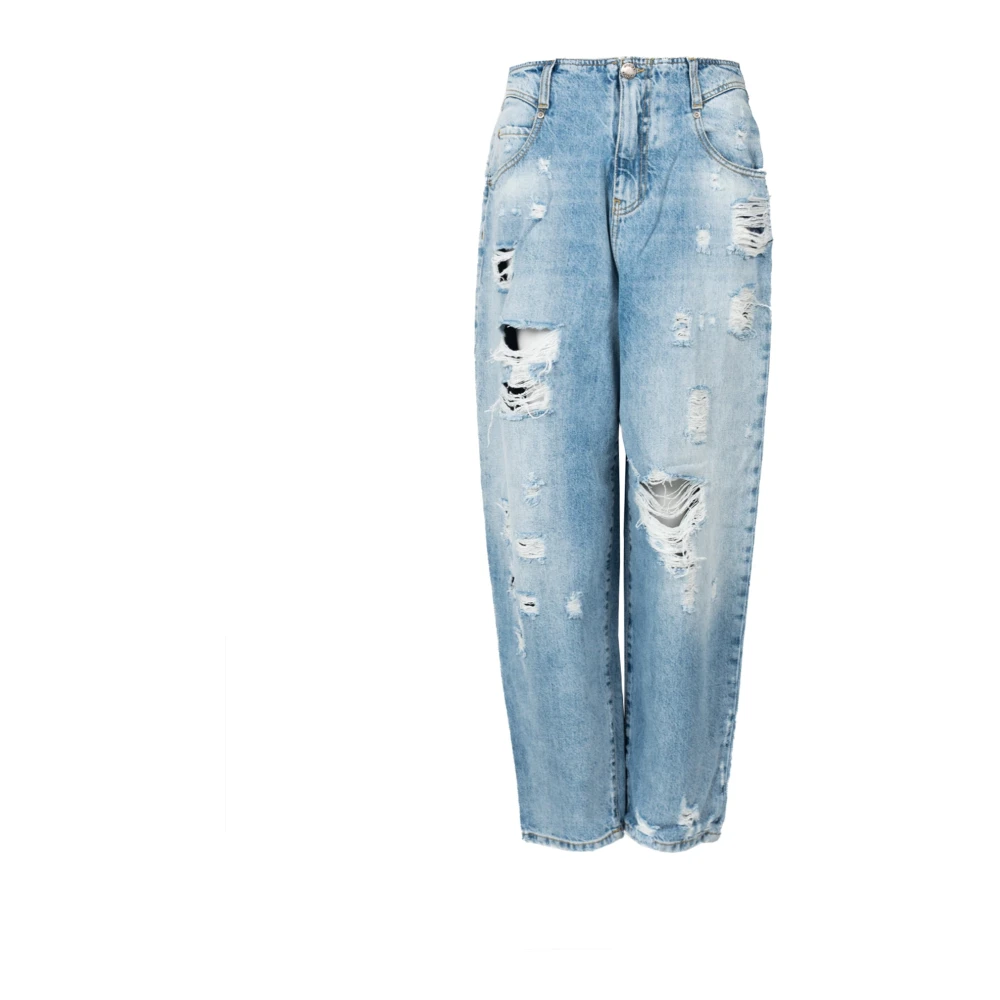 Pinko Vintage Carrot Jeans Blue Dames