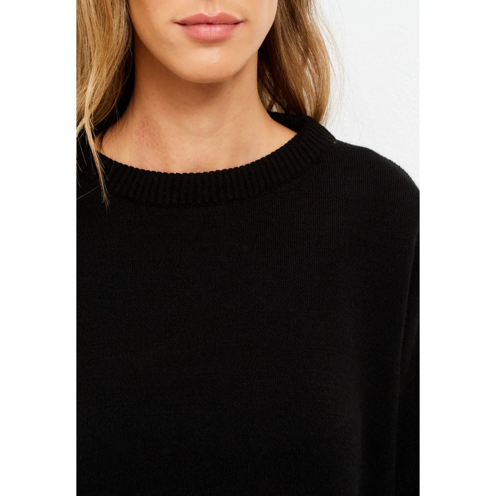 Cesare Gaspari Oversized Jogger set Zwart Black Dames