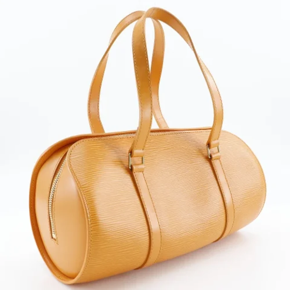 Louis Vuitton Vintage Pre-owned Leather handbags Orange Dames
