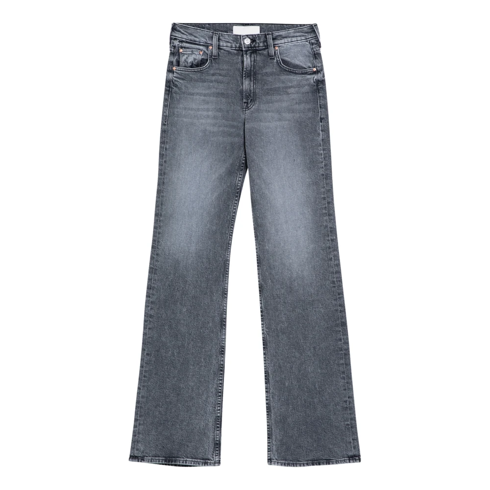 Mother Reguliere Jeans met Bookie Hak Blue Dames