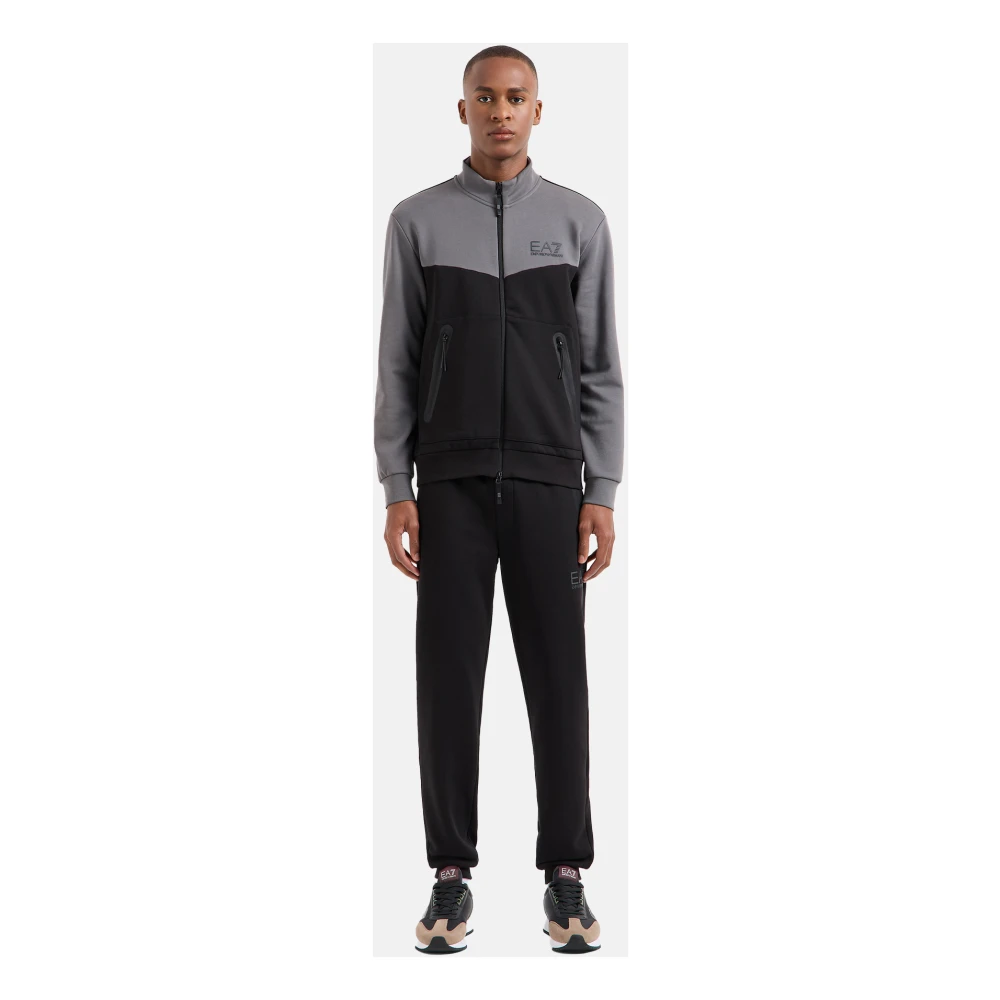 Emporio Armani EA7 Sportief Trainingspak voor Mannen Black Heren