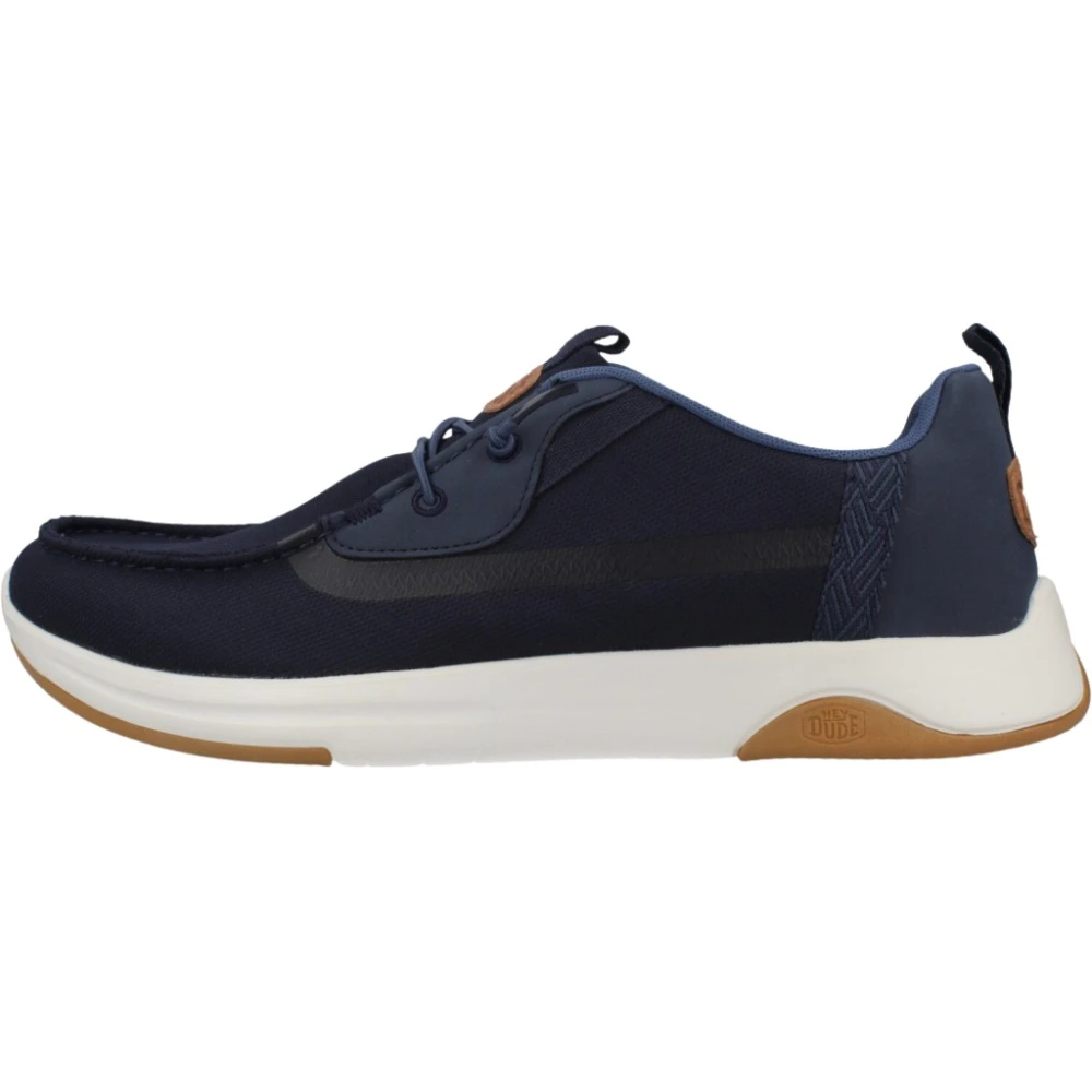 Hey Dude Wally Drift Mesh Heren Schoenen Blauw