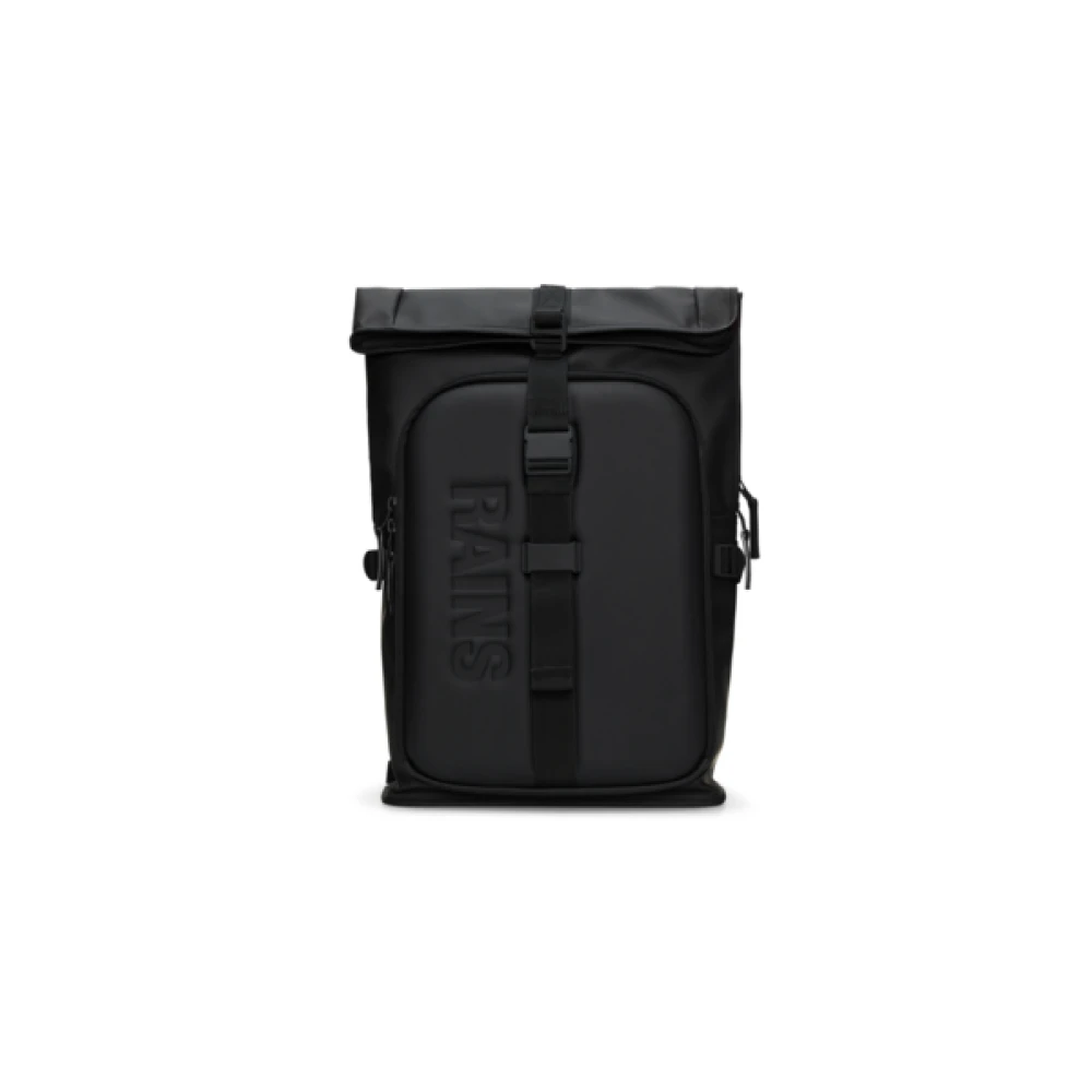 Rains Stijlvolle Rugzak Collectie Black Heren