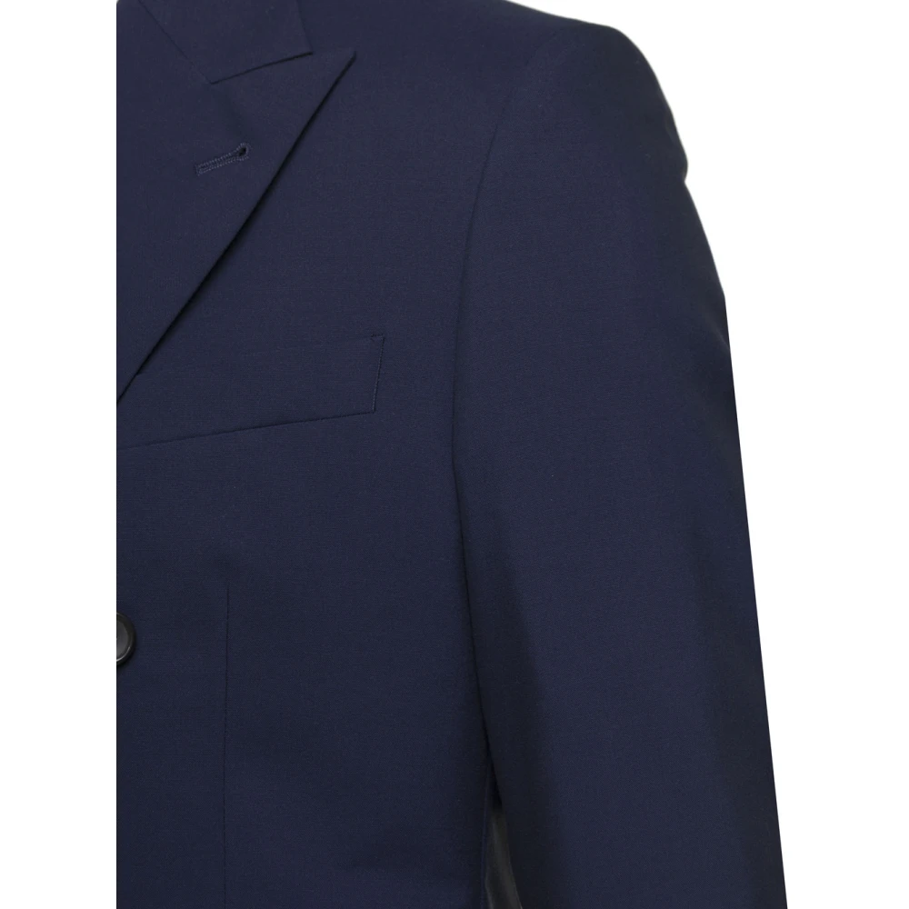 Reveres 1949 Dubbelborst Jas 6 Knopen Blue Heren