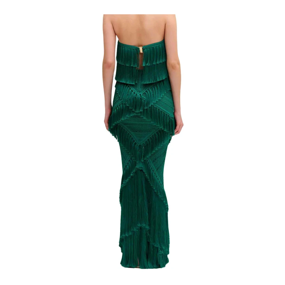 Patbo Maxi Rok met Franje Green Dames