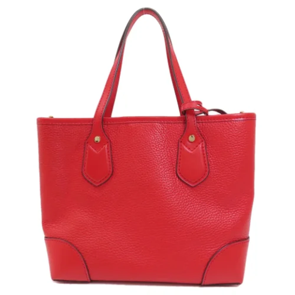 Michael Kors Pre-owned Leather totes Red Dames